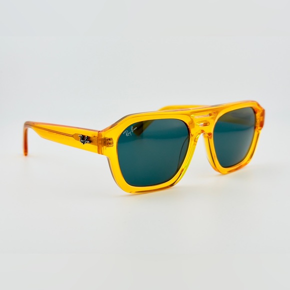 Ray-Ban Accessories - Ray-Ban Corrigan Bio based Sunglasses RB4397 Transparent Yellow Frame Gray Lens